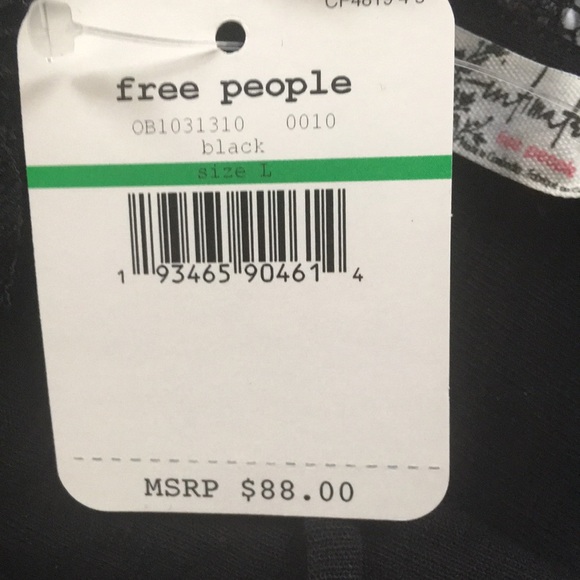 Free People black Premonitions Bodycon size Large - Picture 14 of 15